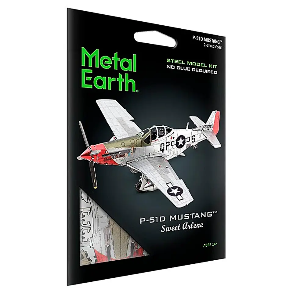 Avión Mustang P51D - Metal Earth 4
