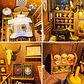 Separador de Libros 3D Magic House | Book Nook DIY con Luces LED - Miniatura 3