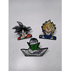 Pin metálico - Dragon Ball Z - Vegeta, Goku, Piccolo