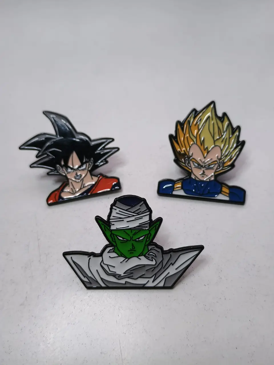 Pin metálico - Dragon Ball Z - Vegeta, Goku, Piccolo 1