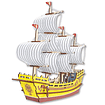 Barco Mercante - Puzzle 3D