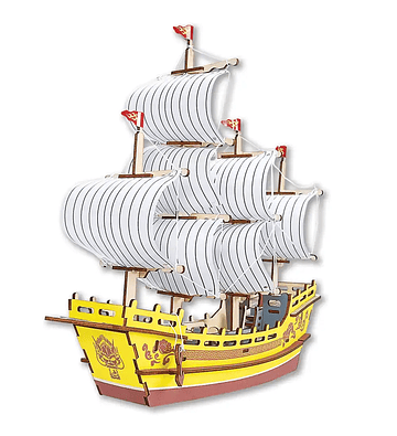 Barco Mercante - Puzzle 3D