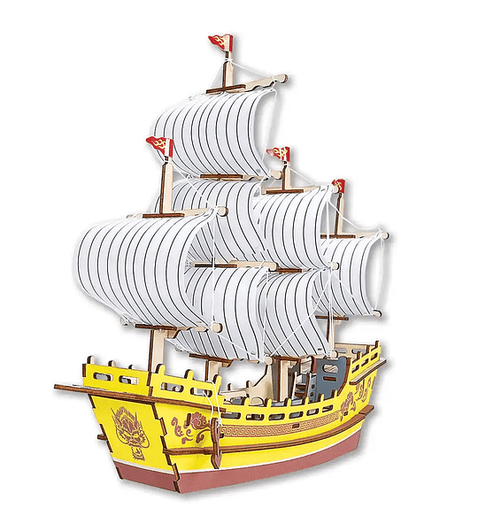 Barco Mercante - Puzzle 3D