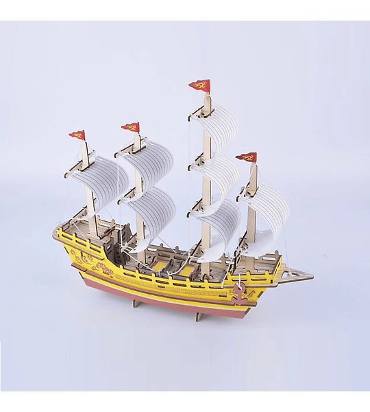 Barco Mercante - Puzzle 3D