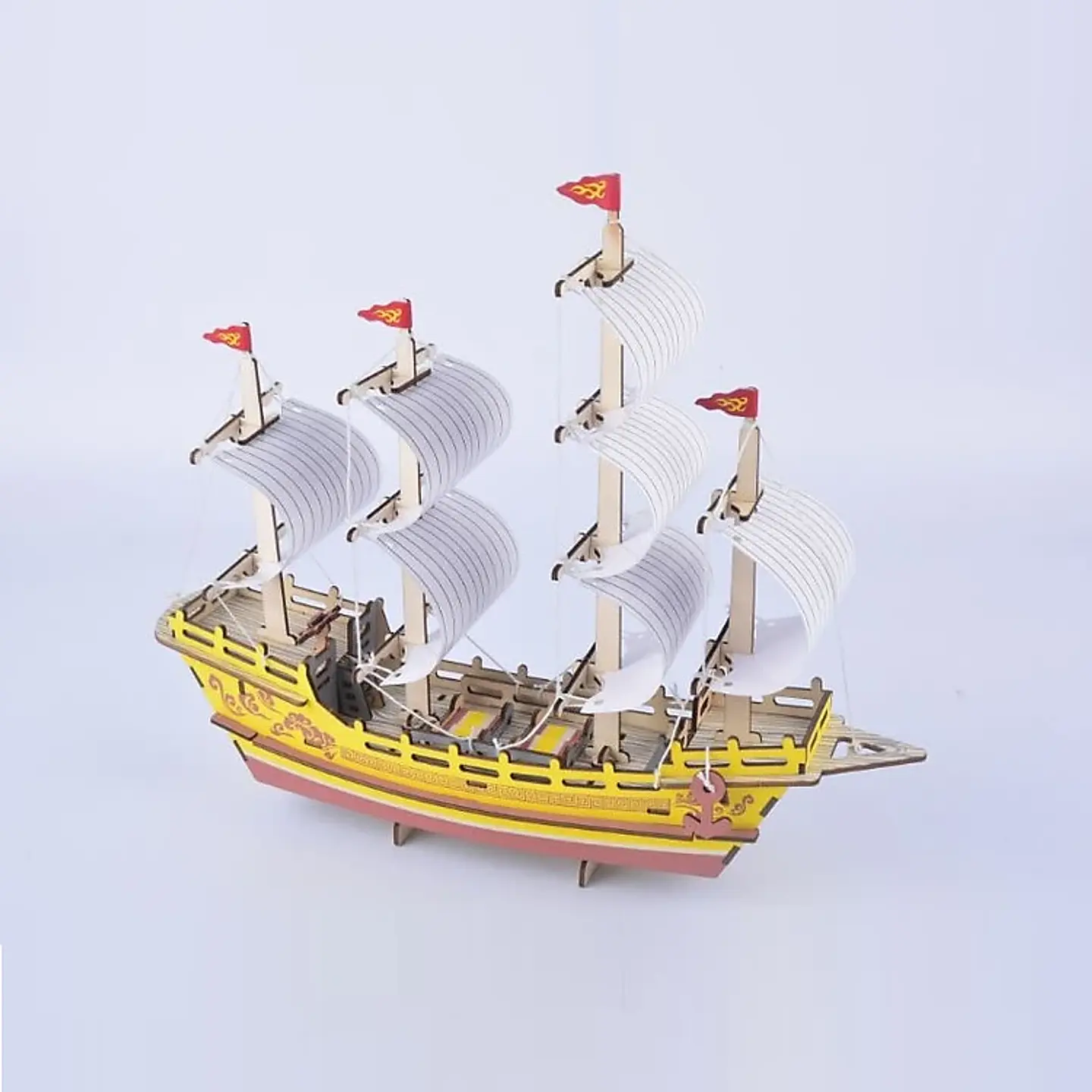Barco Mercante Puzzle 3D de Madera 2