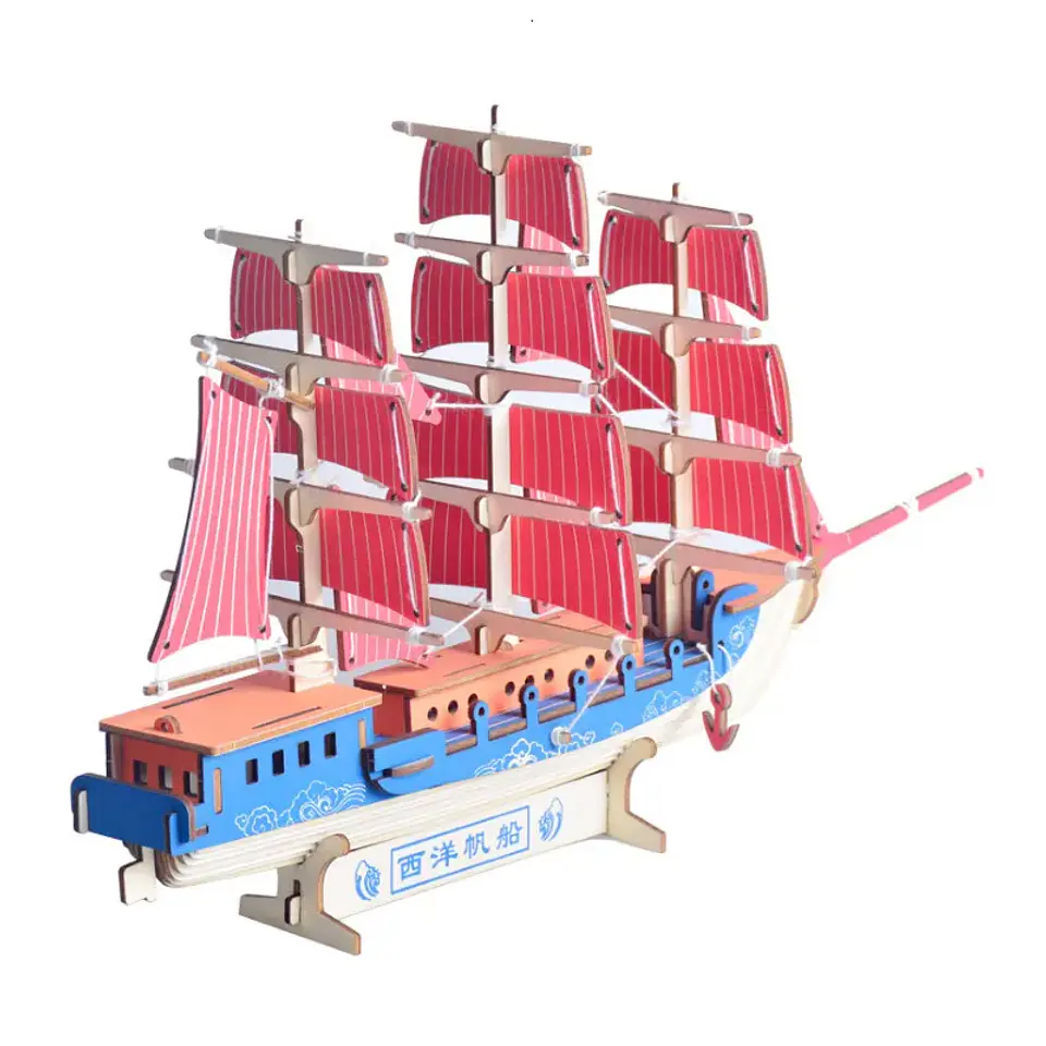Barco Velero Europeo - Puzzle 3D 2