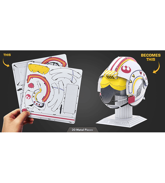 Star Wars - Luke Skywalker Helmet - Metal Earth