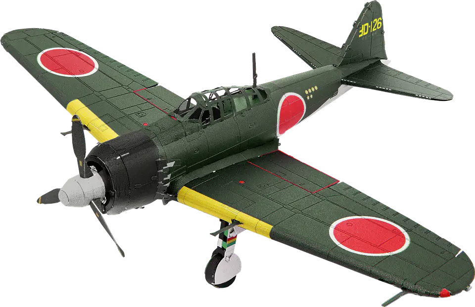 Mitsubishi Zero - Metal Earth 1