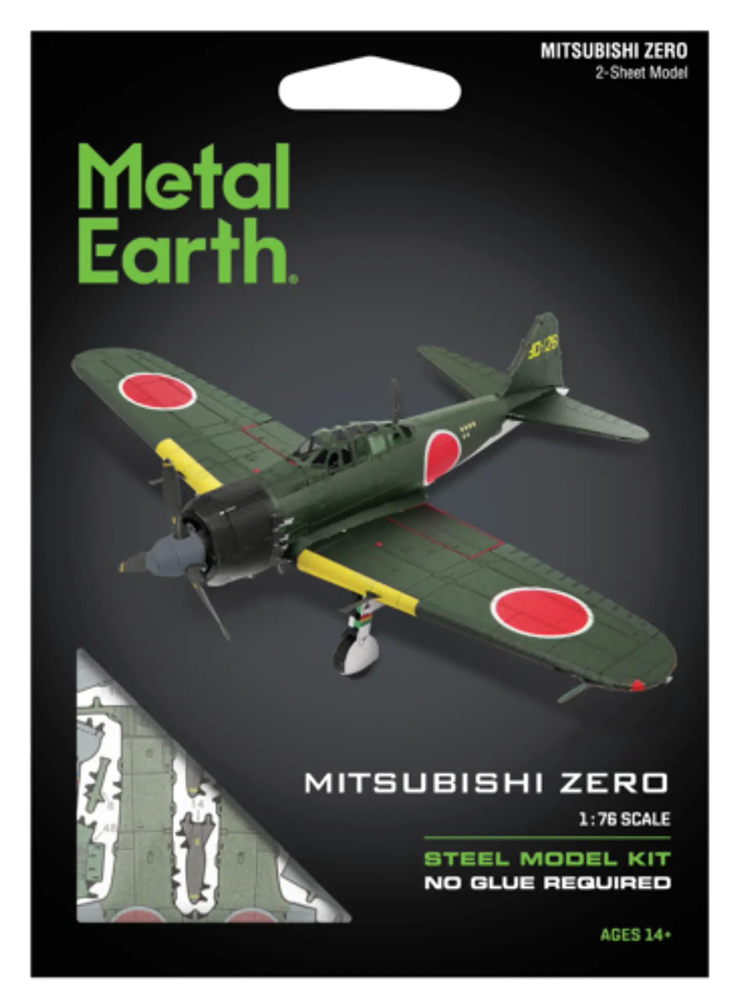 Mitsubishi Zero - Metal Earth 4