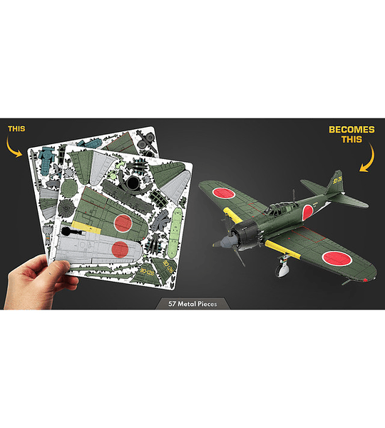 Mitsubishi Zero - Metal Earth