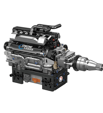 RR Luxury Car V12 Engine - Modelo de motor - Bloques de construcción