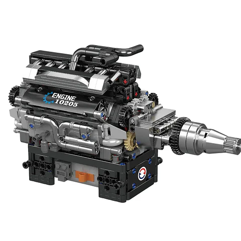 RR Luxury Car V12 Engine - Modelo de motor - Bloques de construcción