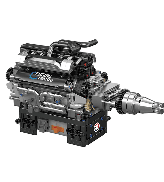 RR Luxury Car V12 Engine - Modelo de motor - Bloques de construcción