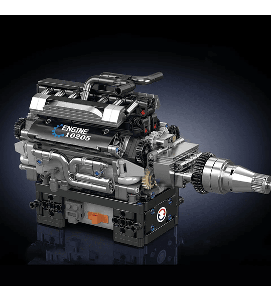 RR Luxury Car V12 Engine - Modelo de motor - Bloques de construcción