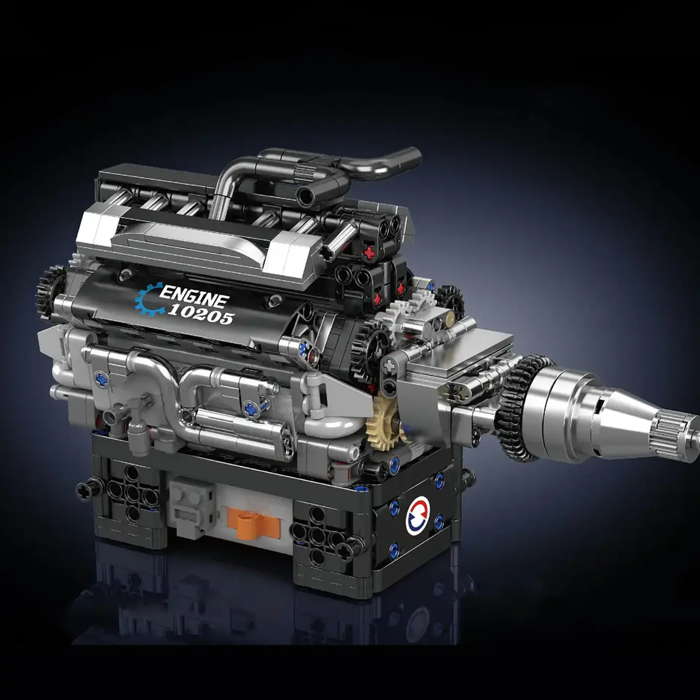RR Luxury Car V12 Engine - Modelo de motor - Bloques de construcción 2