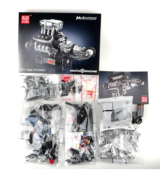 RR Luxury Car V12 Engine - Modelo de motor - Bloques de construcción