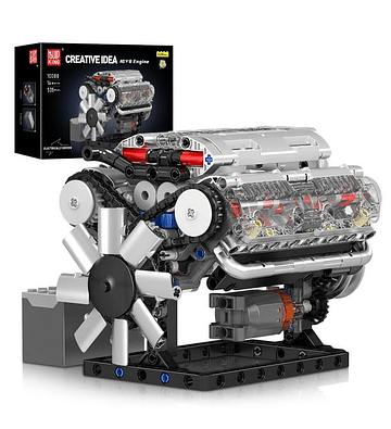 N° V8 Engine - Modelo de motor - Bloques de construcción