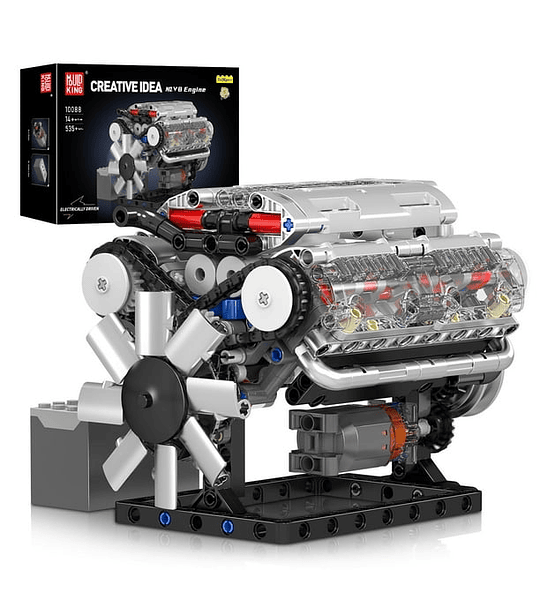 N° V8 Engine - Modelo de motor - Bloques de construcción