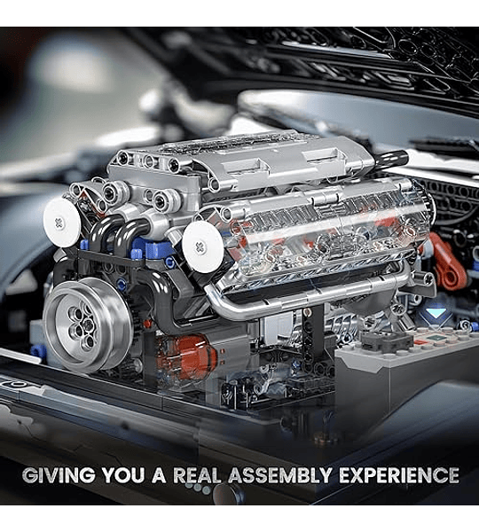 N° V8 Engine - Modelo de motor - Bloques de construcción