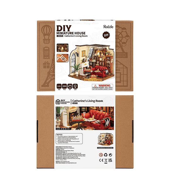 Miniatura Catherine's Living Room - Rolife