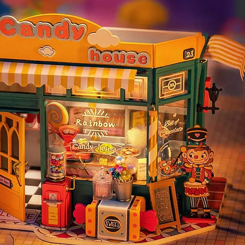 Miniatura Rainbow Candy House - Rolife 3