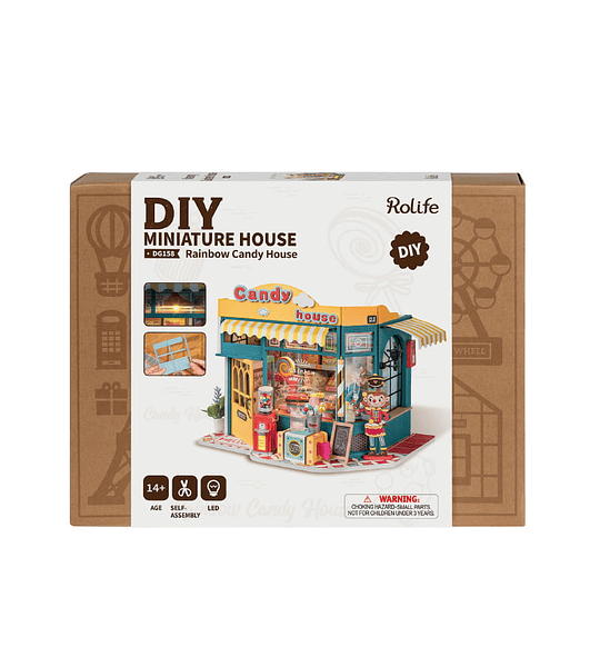Miniatura Rainbow Candy House - Rolife
