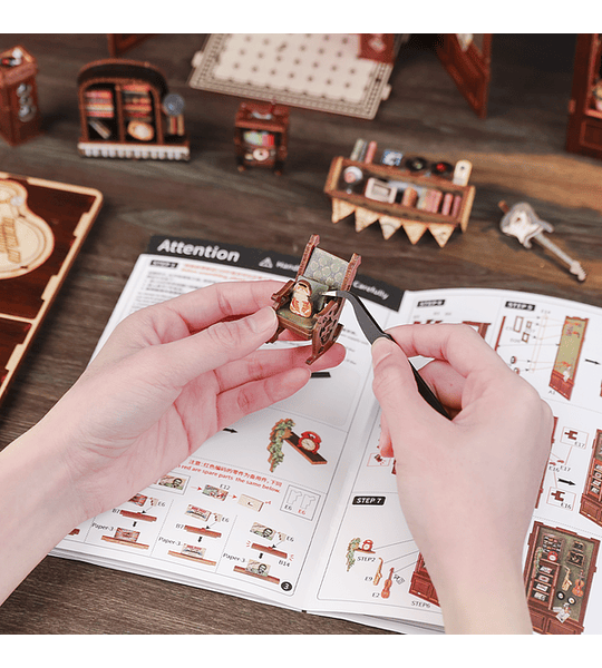 Miniatura Memories Music Bookshop - Cutebee