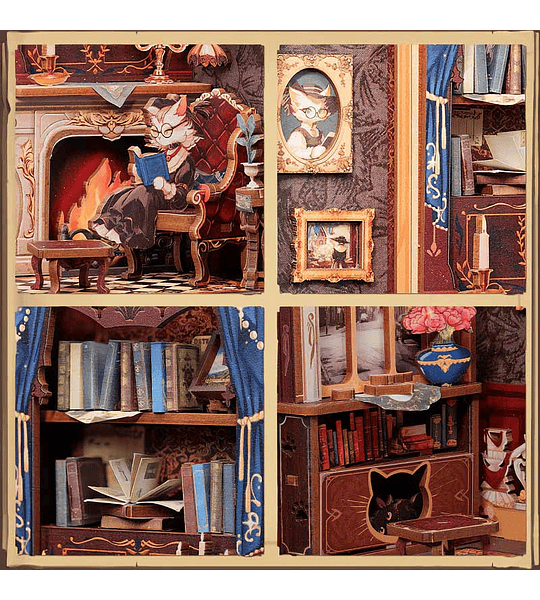 Miniatura Count Cat's study - Cutebee