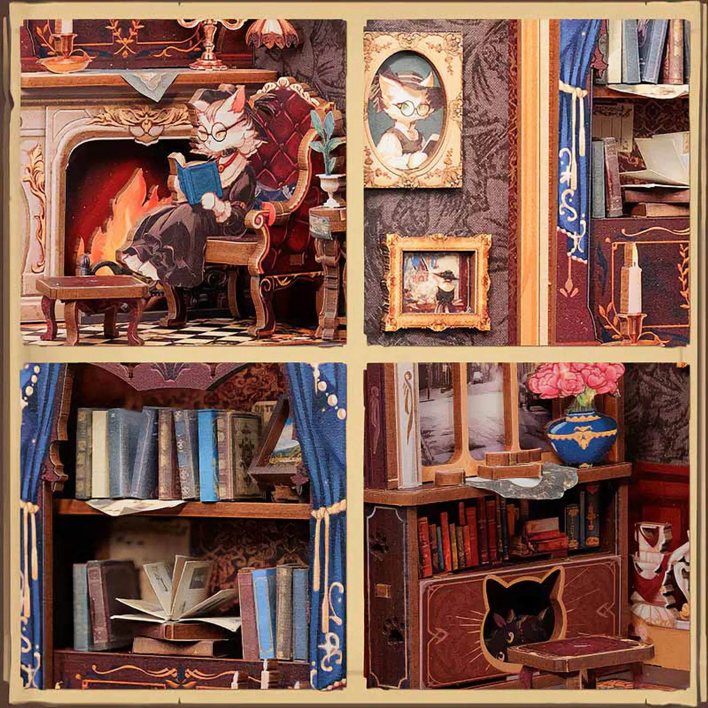 Miniatura Count Cat's study - Cutebee 4