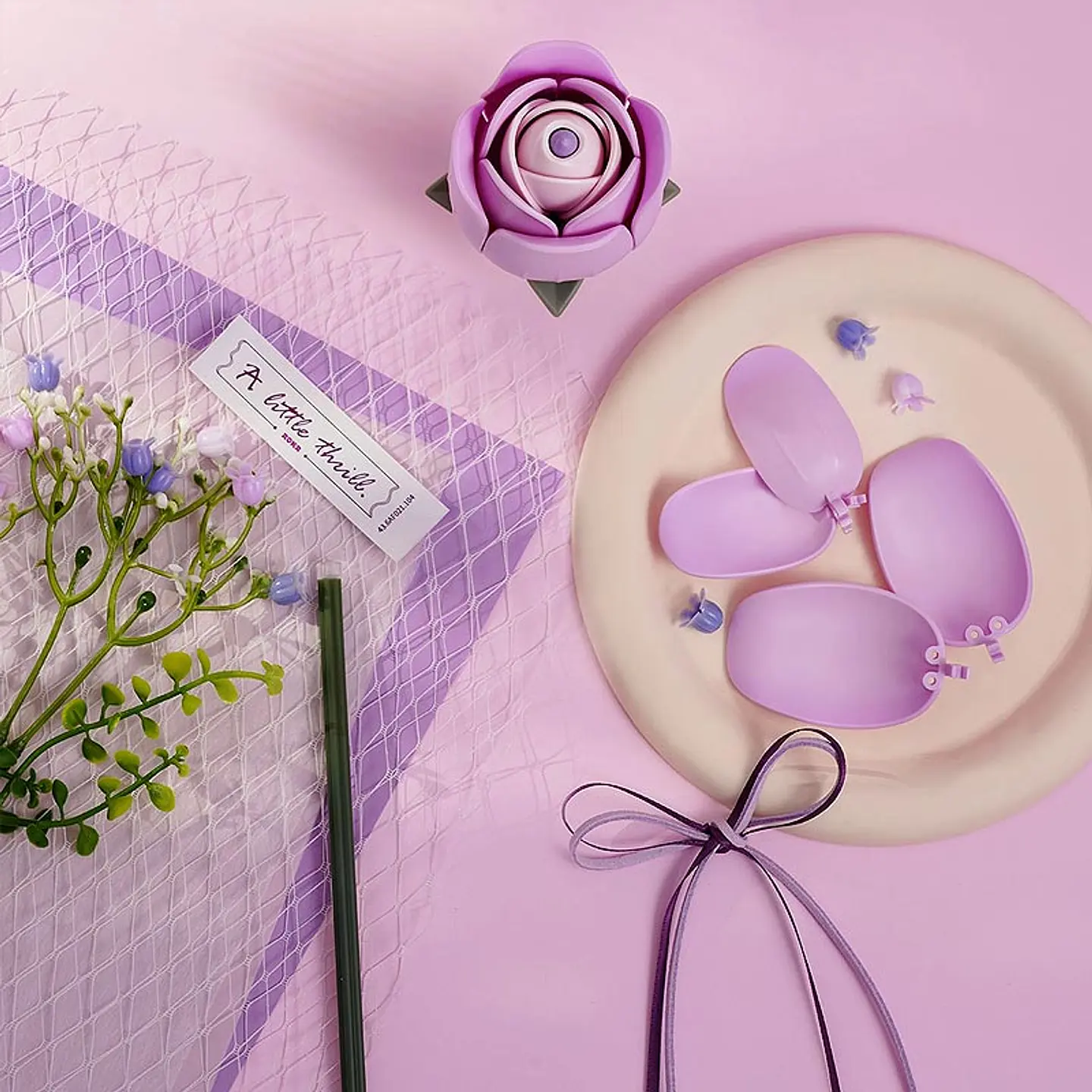 Floral Art - Purple Rose - ROKR 3