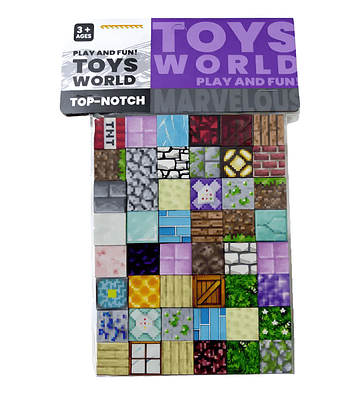 Set 48 Bloques Magnéticos Minecraft