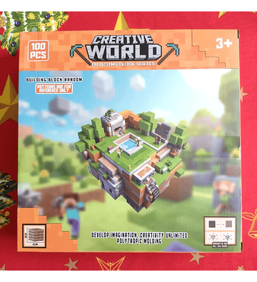 Bloques De Construcción Magnéticos Minecraft 100 Piezas