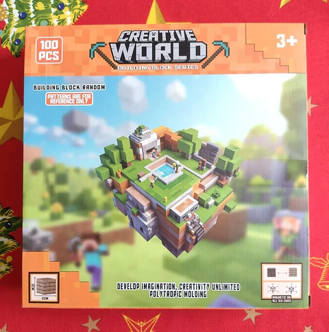 Bloques De Construcción Magnéticos Minecraft 100 Piezas