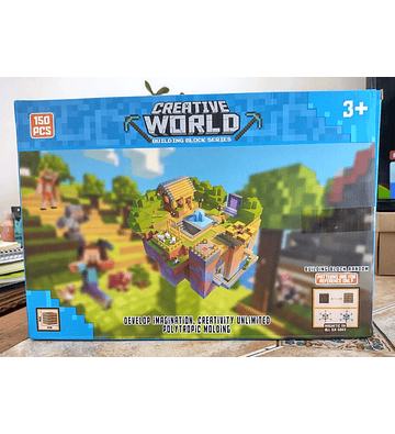 Bloques De Construcción Magnéticos Minecraft 150 Piezas