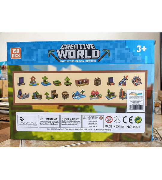 Bloques De Construcción Magnéticos Minecraft 150 Piezas