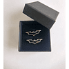 Gemelos Colleras Diseño Batman Plateado