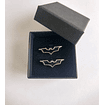 Gemelos Colleras Diseño Batman Plateado