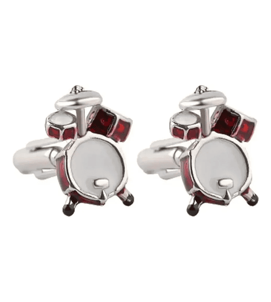 Gemelos Colleras Diseño Batería