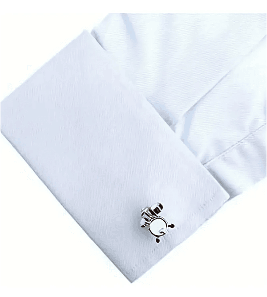 Gemelos Colleras Diseño Batería