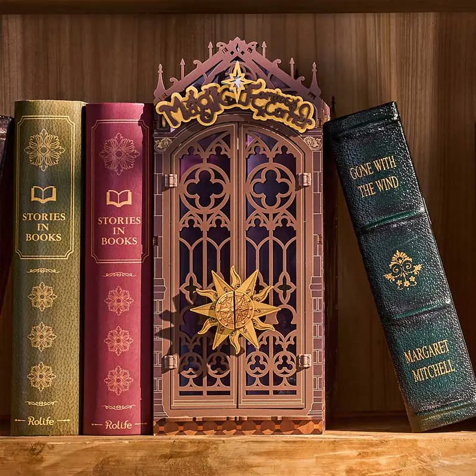 Separador de Libros Magic Fantasy Corner | Book Nook DIY con Luces LED 5