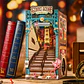 Separador de Libros Street Scene | Book Nook DIY con Luces LED - Miniatura 2