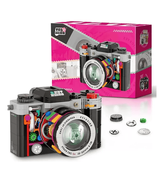 Cámara Retro negra - Bloques De Construcción