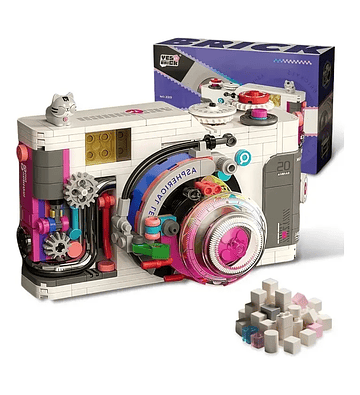 Cámara Retro blanca - Bloques De Construcción