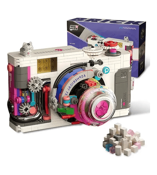 Cámara Retro blanca - Bloques De Construcción