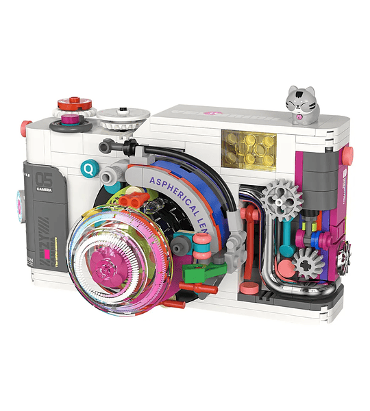 Cámara Retro blanca - Bloques De Construcción