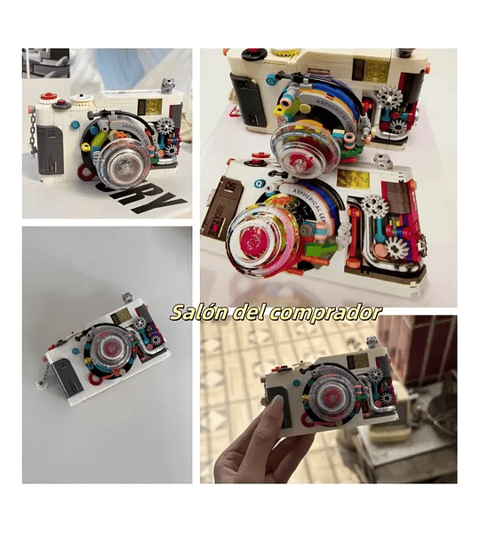 Cámara Retro blanca - Bloques De Construcción