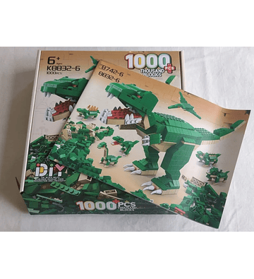 Dinosaurios - Juego De Construcción 6 En 1 
