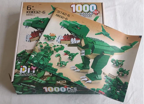 Dinosaurios - Juego De Construcción 6 En 1 