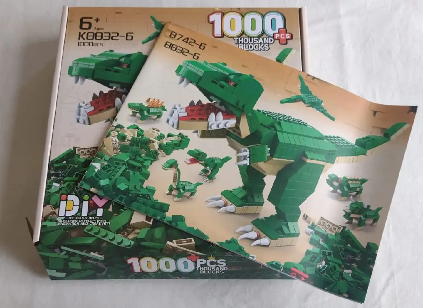 Dinosaurios - Juego De Construcción 6 En 1  1