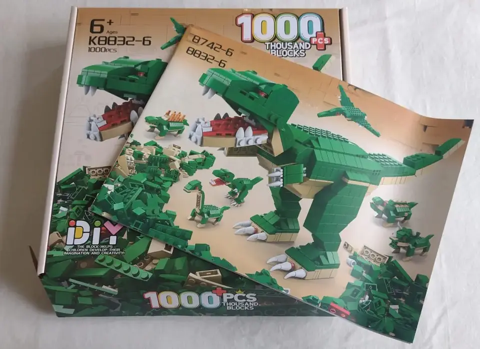 Dinosaurios - Juego De Construcción 6 En 1  1